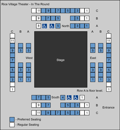 New B Street Theater Seating Chart